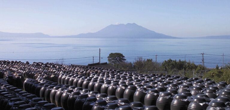 Kurozu fermentation area in Japan