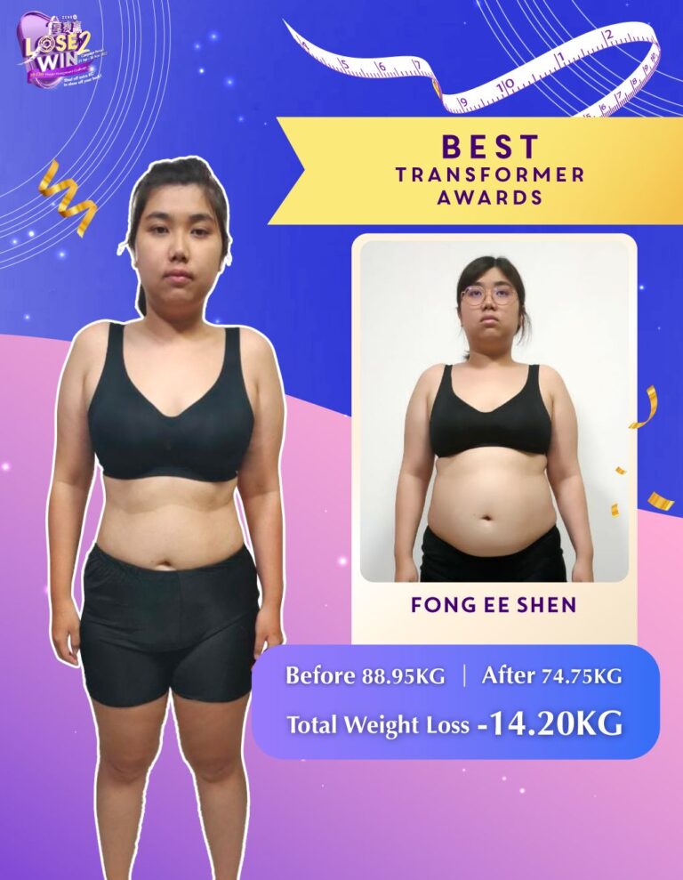 Fong EE Shen lost 14.20 KG with Zenso